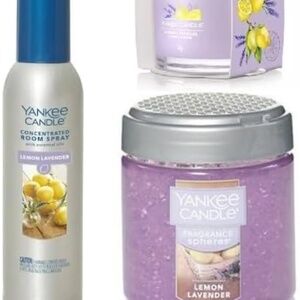 Yankee Candle Lemon Lavender Home Air Freshener Gift Set